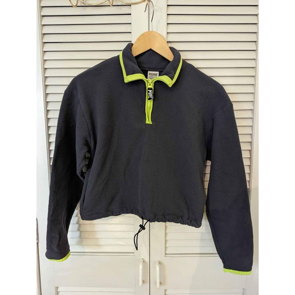 Victoria's Secret PINK Cropped Fleece Pullover Size XS